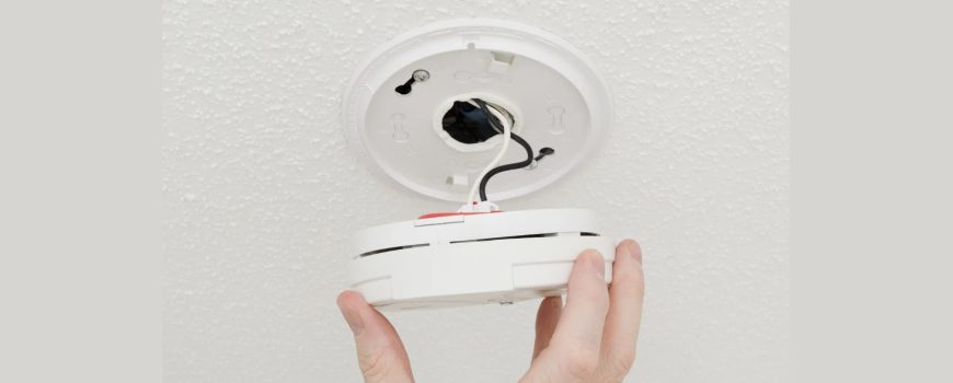 hard wired fire alarm vs wireless battery alarms